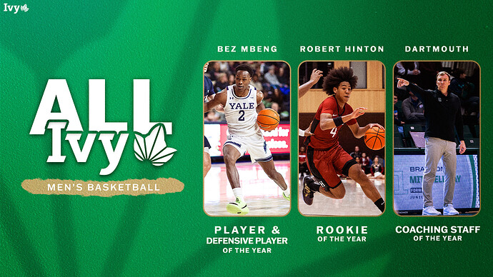 Ivy League Announces Men’s Basketball Major Awards and All-Ivy Teams